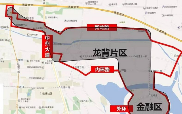 自贸区北龙湖片区详细范围